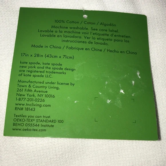 Kate Spade Eat Cake For Breakfast Hand Kitchen Towels NWT - Picture 3 of 8